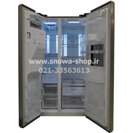 ساید بای ساید مدل SN8-2035SS سری  هایپر استیل  Hyper اسنوا 35 فوت Stainless Steel Snowa